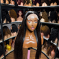 30" Bone Straight HD Lace Wig – Front View