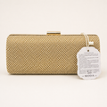 Luxury Crystal Rhinestone Evening Clutch Bag in Gold