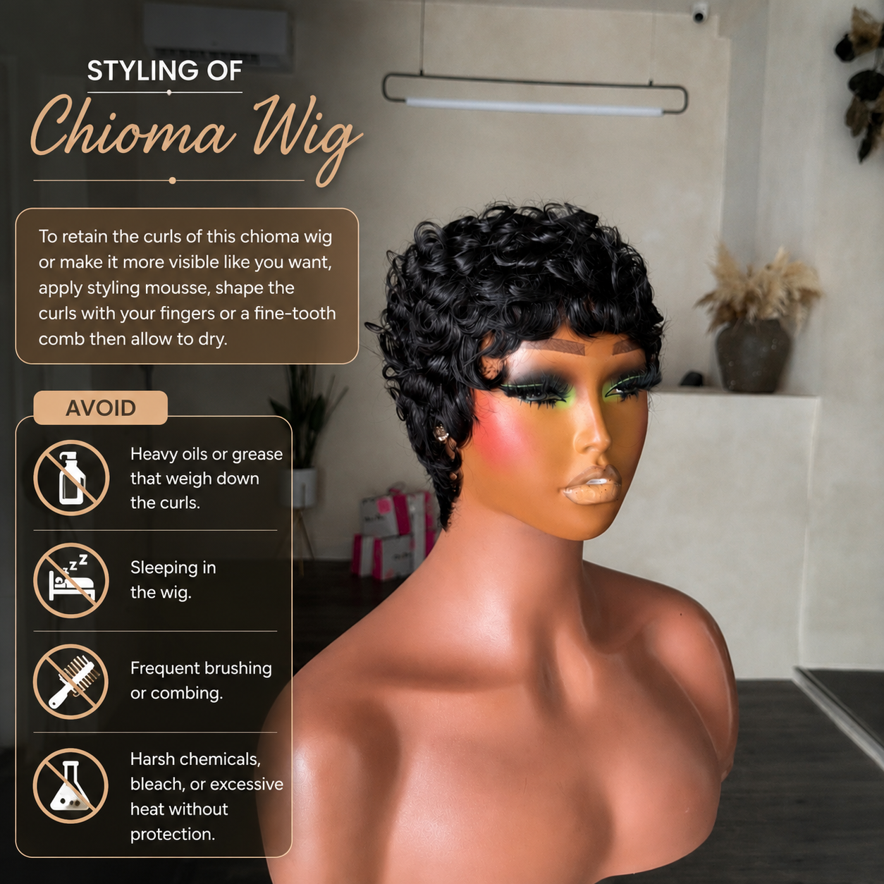 Chioma Wig – 100% Human Hair
