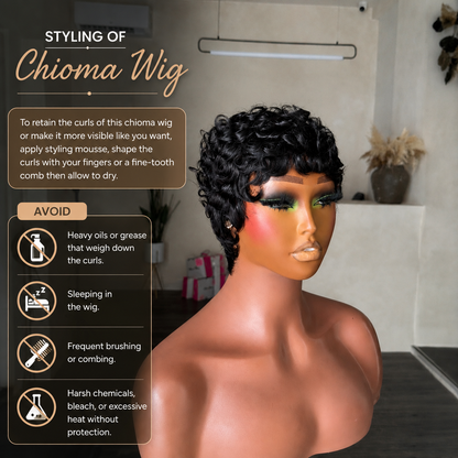 Chioma Wig – 100% Human Hair
