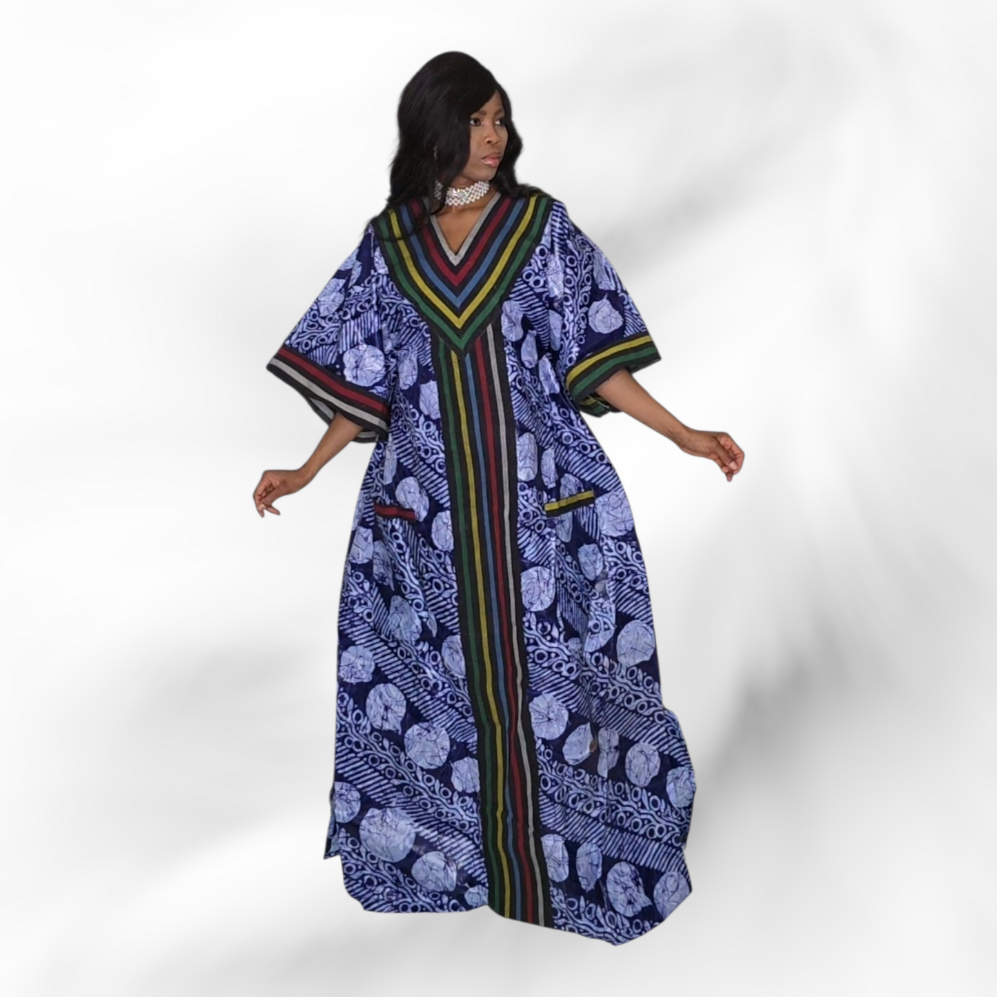 Kampala with Aso-Oke Kaftan