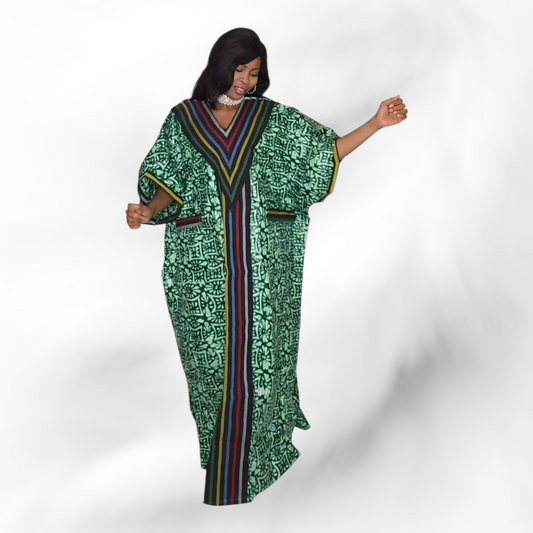 Kampala with Aso-Oke Kaftan