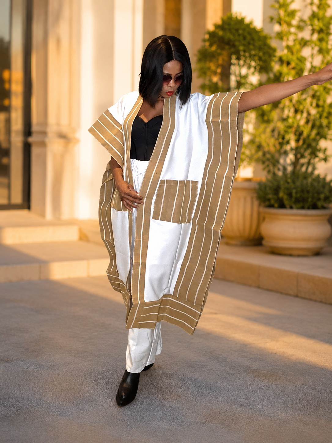 Elegant Kimono 2pcs Set